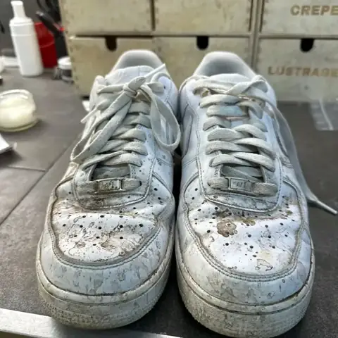 Nike Air Force 1 avant nettoyage